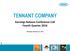 TENNANT COMPANY. Earnings Release Conference Call Fourth Quarter Thursday, February 23, 2017