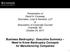 Business Bankruptcy: Executive Summary Need to Know Bankruptcy Concepts for Manufacturing Companies
