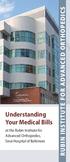 Understanding Your Medical Bills. Sinai Hospital of Baltimore. Rubin Institute for Advanced Orthopedics