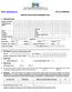 PROPOSAL FORM FOR HEALTH INSURANCE POLICY
