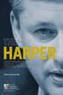 HARPER. Edited by Teresa Healy.  Photo: Tom Hanson/THE CANADIAN PRESS