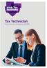 Tax Technician. Course Information & Regulations 2017/2018