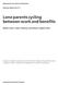 Lone parents cycling between work and benefits