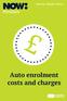 Auto enrolment costs and charges