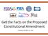 Get the Facts on the Proposed Constitutional Amendment. Tuesday, October 31, 2017