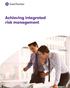 Achieving integrated risk management