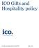 ICO Gifts and Hospitality policy