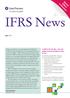 IFRS News. Special Edition. on Revenue. A shift in the top line the new global revenue standard is here at last. June 2014