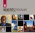 BENEFITS PROGRAMS. For New Full-time Academic and Staff Employees
