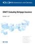 DRAFT: Evaluating Mortgage Insurance