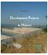 Development Projects. in Malawi: Progress Asssessment. Malawi Government