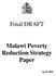 Final DRAFT. Malawi Poverty Reduction Strategy Paper