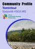 Tomintoul, Moray. Area profile