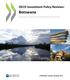 OECD Investment Policy Reviews: Botswana. Executive Summary and Recommendations
