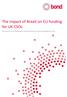 The impact of Brexit on EU funding for UK CSOs. The future of EU funding for UK development and humanitarian CSOs