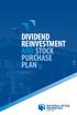 DIVIDEND REINVESTMENT AND STOCK PURCHASE PLAN