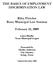 THE BASICS OF EMPLOYMENT DISCRIMINATION LAW. Riley Fletcher Basic Municipal Law Seminar. February 13, 2009
