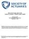 Intersector Group report to the Society of Actuaries 1 Pension Section Council