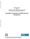 Expenditure Framework and Public Financial Management