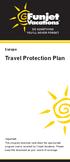 Travel Protection Plan
