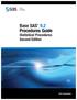 Base SAS 9.2 Procedures Guide. Statistical Procedures Second Edition