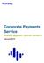 Corporate Payments Service. Example appendix - pain.001 version 3