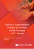 Impacts of Superannuation Changes on Personal Injuries Damages 2017 Update