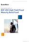 BSF USD High Yield Fixed Maturity Bond Fund