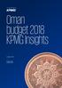Oman budget 2018 KPMG Insights
