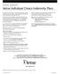 NEW JERSEY Aetna Individual Choice Indemnity Plans