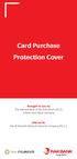 Card Purchase Protection Cover