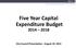 Five Year Capital Expenditure Budget
