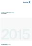 Group Annual Report Munich Re WE PROGRESS AS ONE