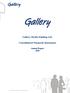 Gallery Media Holding Ltd. Consolidated Financial Statements