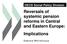 OECD Social Policy Division Reversals of systemic pension reforms in Central and Eastern Europe: Implications