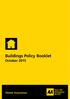 Buildings Policy Booklet. October Home Insurance