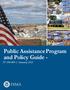 Public Assistance Program and Policy Guide -