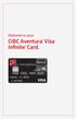CIBC Aventura Visa Infinite*Card.