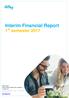 Interim Financial Report 1 st semester 2017