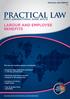 PRACTICAL LAW LABOUR AND EMPLOYEE BENEFITS MULTI-JURISDICTIONAL GUIDE 2011/12. The law and leading lawyers worldwide
