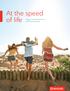 At the speed of life. Communications Inc Annual Report