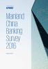 Mainland China Banking Survey 2016