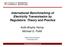 International Benchmarking of Electricity Transmission by Regulators: Theory and Practice