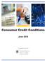 Consumer Credit Conditions June 2016