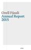 Orell Füssli Annual Report 2015
