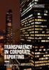 TRANSPARENCY IN CORPORATE REPORTING