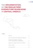 THE IMPLEMENTATION OF THE MEDIUM-TERM EXPENDITURE FRAMEWORK IN CENTRAL AMERICA