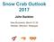 Snow Crab Outlook 2017 John Sackton