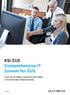 KSI ZUS Comprehensive IT System for ZUS. It serves 25 million customers and settles 1/3 of the state s financial funds. asseco.pl