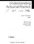 Understanding Actuarial Practice